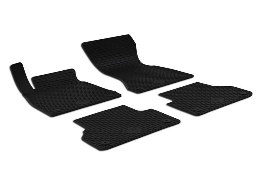 Audi Floor Mat Set - Front and Rear (All-Weather) (Black) - eEuro Preferred 219674